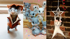 Whimsical Woolen Wonders: A Gallery of 20 Enchanting Needle-Felted Mice