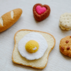 Crafting Comfort: How to Needle Felt Delicious Fried Eggs and Toast