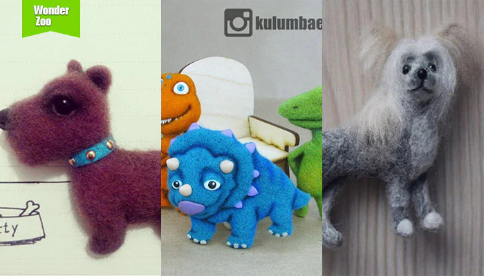 [2016.11.1] Wonder Zoo | Needle Felted Wool Animals Projects Inspiration & Ideas