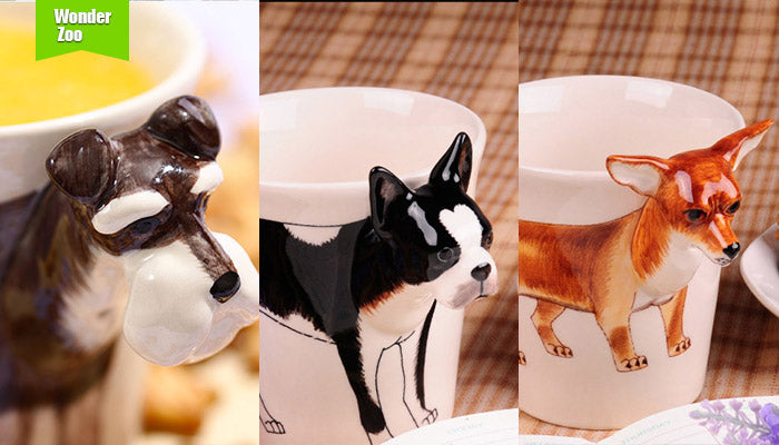 Wonder Zoo | Handmade Cute Animal 3D Coffee Milk Mugs