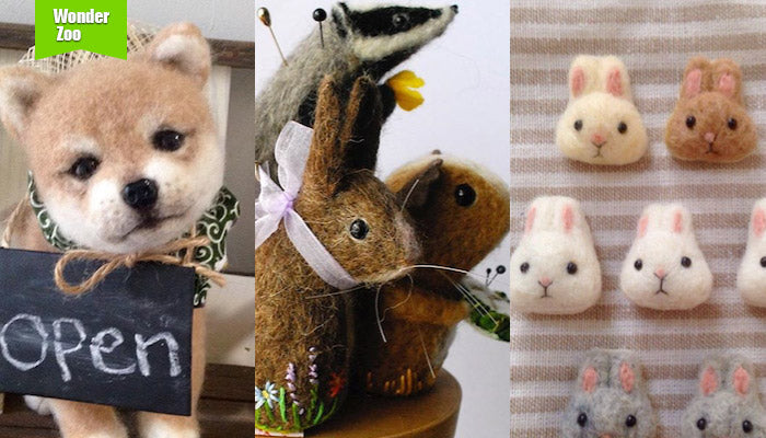 [2016.8.11] Wonder Zoo | Needle Felted Wool Animals Projects Inspiration & Ideas