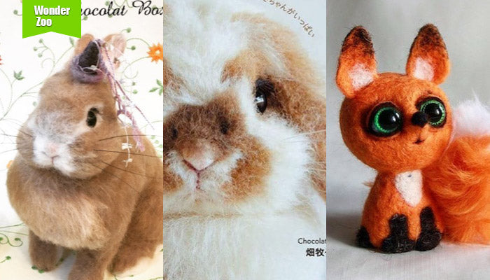 [2016.9.15] Wonder Zoo | Needle Felted Wool Animals Projects Inspiration & Ideas