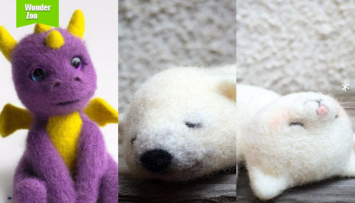 [2016.9.9] Wonder Zoo | Needle Felted Wool Animals Projects Inspiration & Ideas