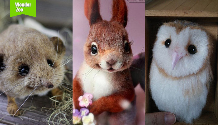 [2016.10.17] Wonder Zoo | Needle Felted Wool Animals Projects Inspiration & Ideas