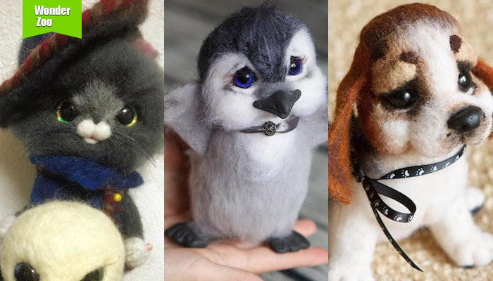 [2016.8.30] Wonder Zoo | Needle Felted Wool Animals Projects Inspiration & Ideas