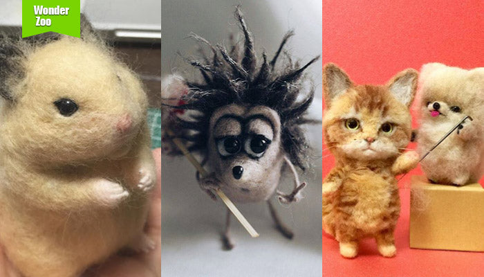 [2016.9.2] Wonder Zoo | Needle Felted Wool Animals Projects Inspiration & Ideas