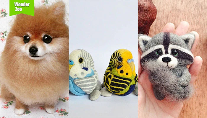 [2016.10.31] Wonder Zoo | Needle Felted Wool Animals Projects Inspiration & Ideas