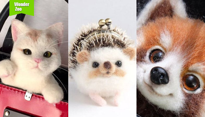 [2016.10.23] Wonder Zoo | Needle Felted Wool Animals Projects Inspiration & Ideas