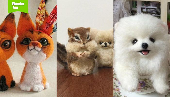 [2016.9.13] Wonder Zoo | Needle Felted Wool Animals Projects Inspiration & Ideas
