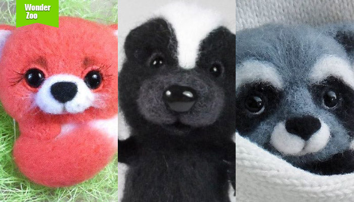 [2016.10.7] Wonder Zoo | Needle Felted Wool Animals Projects Inspiration & Ideas