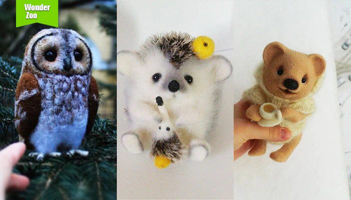 [2016.10.29] Wonder Zoo | Needle Felted Wool Animals Projects Inspiration & Ideas