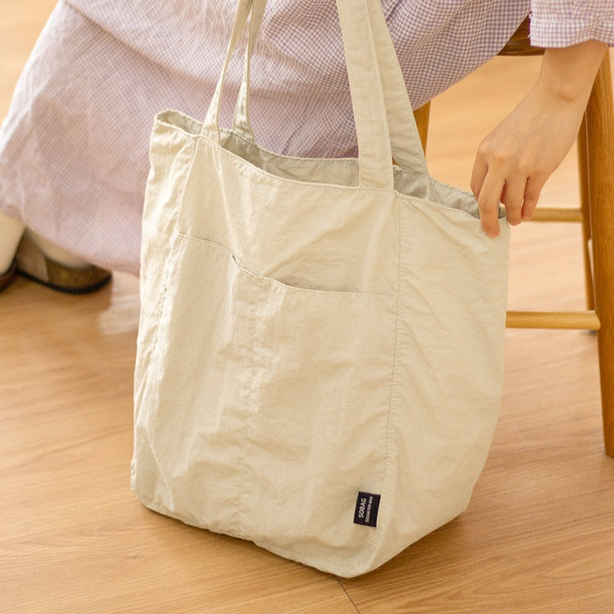 25SS[ARCHIVEPKE]★Luv tote bag(Nylon ivory) Archivépke