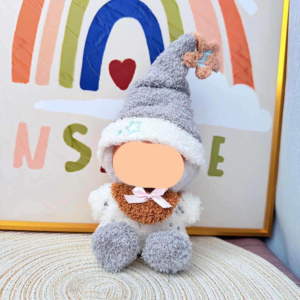 Winter Labubu Clothes Fluffy Pajama Set Labubu Outfits Keychain Labubu Clothing