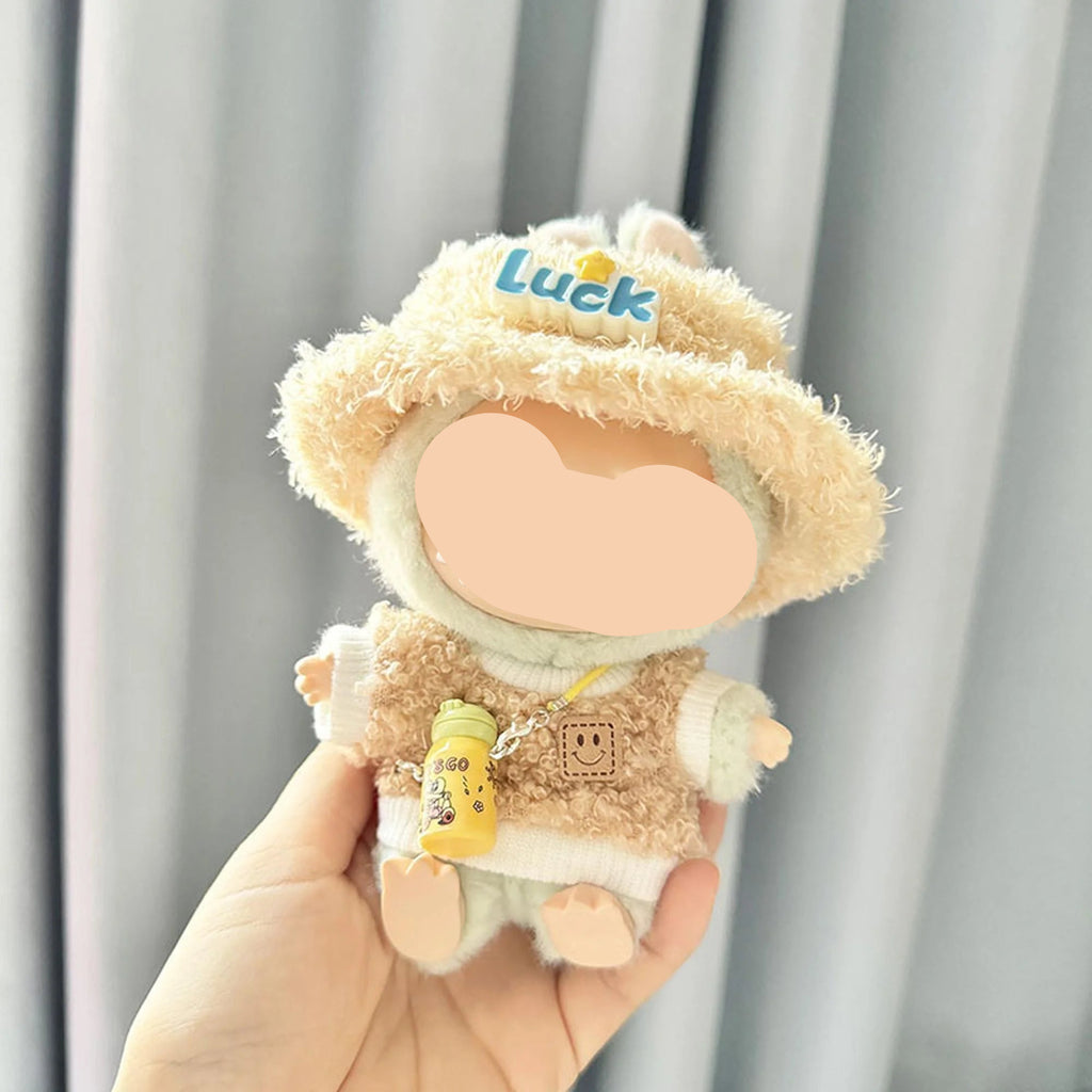 Winter Labubu Clothes Sweater + Hat Girl Labubu Outfits Keychain Labubu Clothing