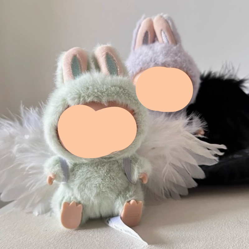 Labubu Outfits White Wings Accessories Fashion Labubu Outfit Keychain Labubu Clothing