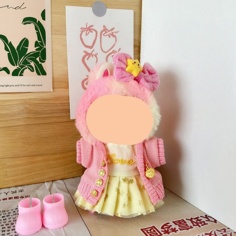 Fall Labubu Outfits Cardigan + Dress Accessories Summer Keychain Labubu Clothing Labubu Outfit