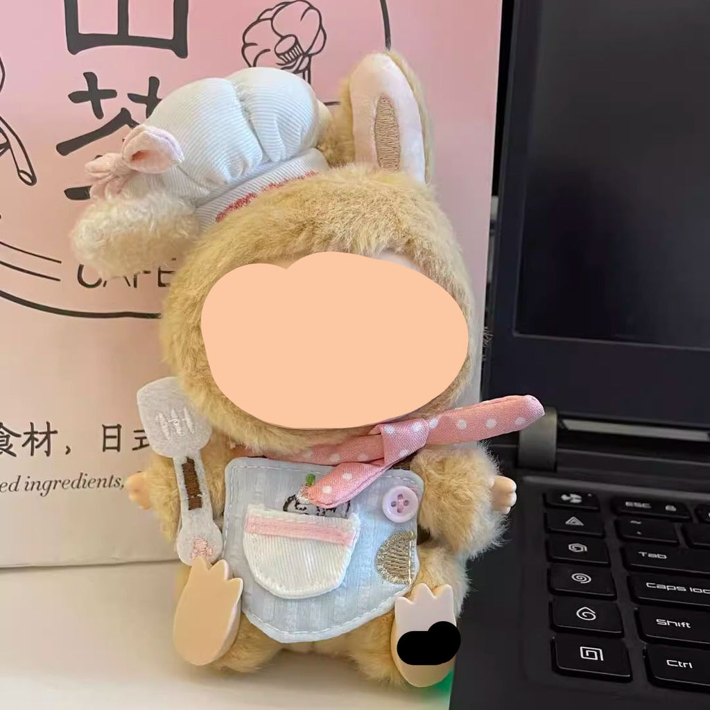 Labubu Outfits Chef Set Accessories Fashion Labubu Outfit Keychain Labubu Clothing