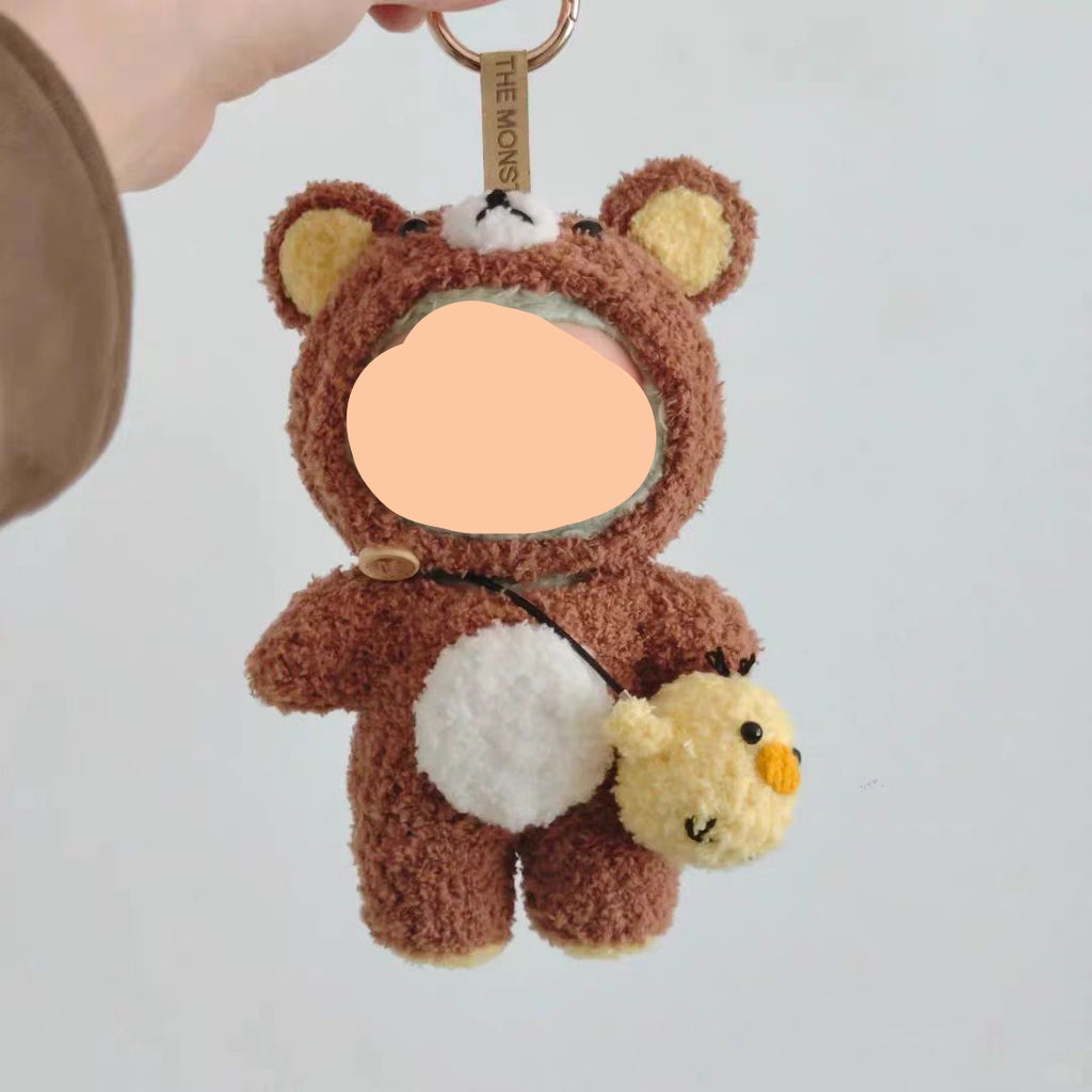 Winter Labubu Outfits Teddy Bear Suit Accessories Fashion Keychain Labubu Clothing Labubu Outfit