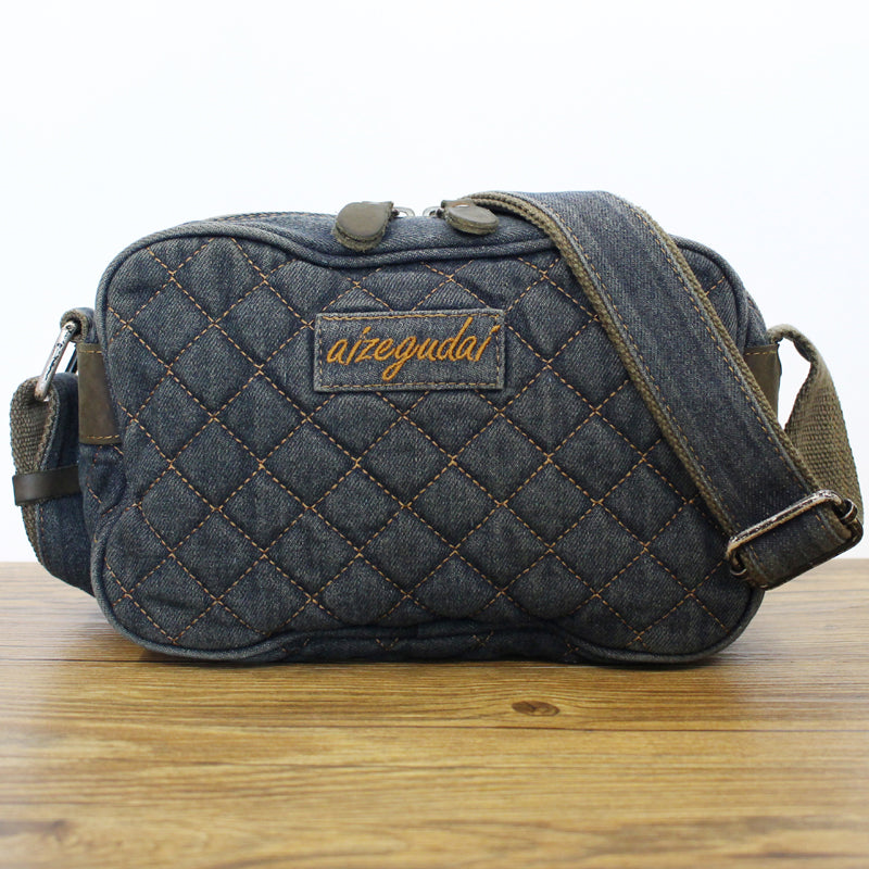 Extolove Small Quilted Denim Crossbody Bag For Women - Adjustable Strap, Flap Closure, Cute Jean Purse - View #7