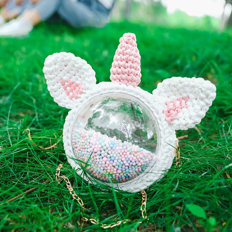 Unicorn crochet bag clearance