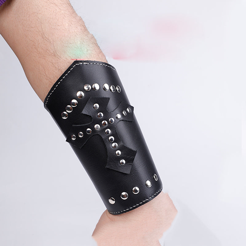 Leather Pattern Leather Gauntlet Wrist Armor Pattern  Wristband Leather Craft Pattern Leather Templates