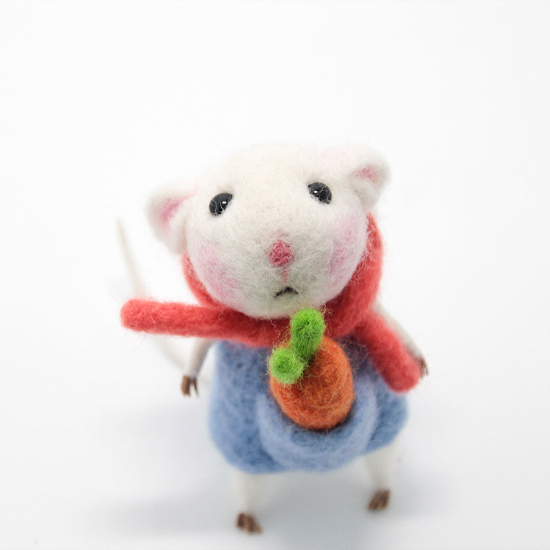 Needle Felted Felting project Animals Cute Kawaii Mice Mouse