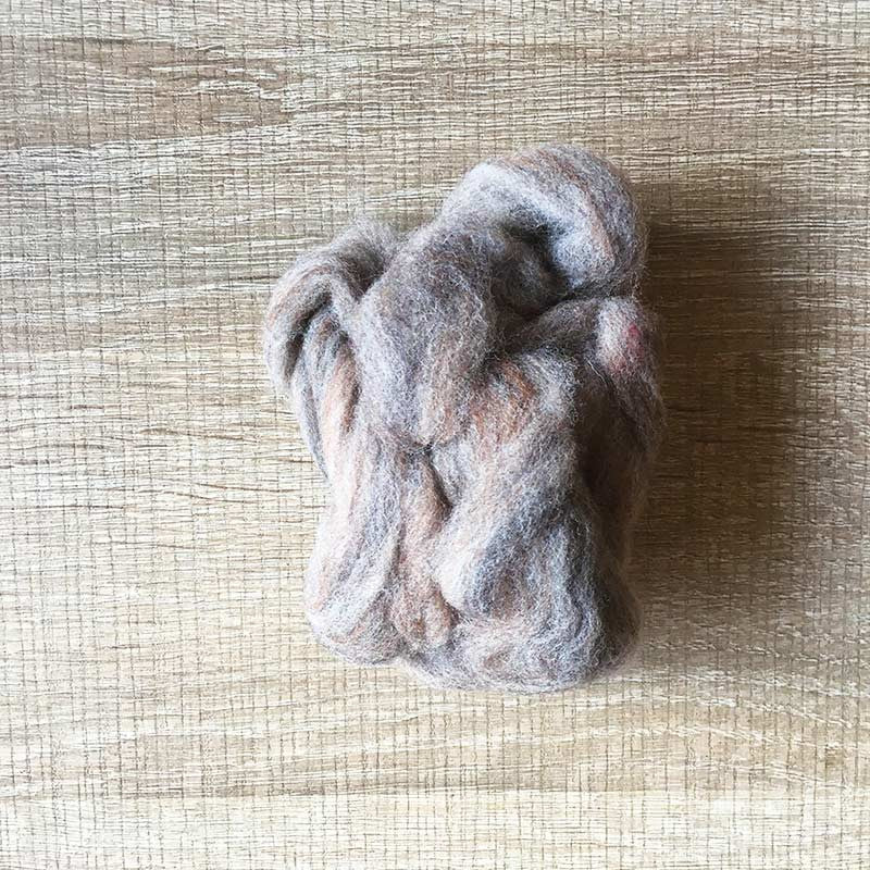 Needle felted wool felting MIX pebble wool Roving for felting supplies  short fabric easy felt