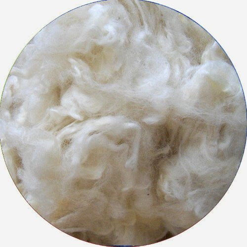 Needle felting 10g natural white wool Curly Wool Curly Fiber for Wool Felt for Poodle Bichon and Sheep