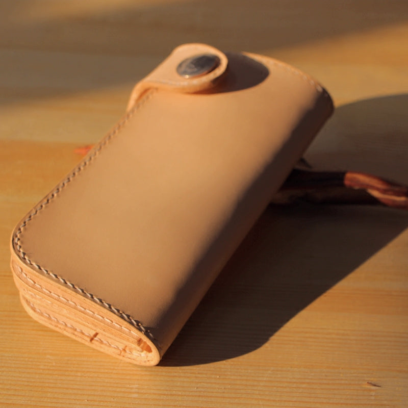 Minimalist Leather Long Biker Wallet Chain Wallet Pattern – PDF