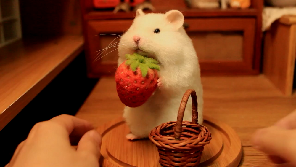 How to Make A Needle Felted Cute Hamster | Needle Felting Animals Tutorial