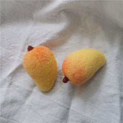 Crafting Nature's Sweetness: Needle Felting a Lifelike Mango