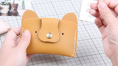 How to Make A Cute Dog Card Wallet Without Tools?