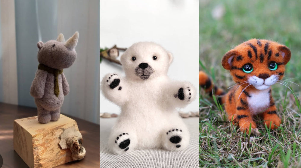 20 Needle Felted Animals | Cute Needle Felted Animals | Cute Needle Felting Ideas | Cute Needle Felting Animals Ideas