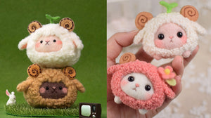 How to Make A Needle Felted Cute Lamb | Needle Felting For Beginners | Needle Felting Animals Tutorial