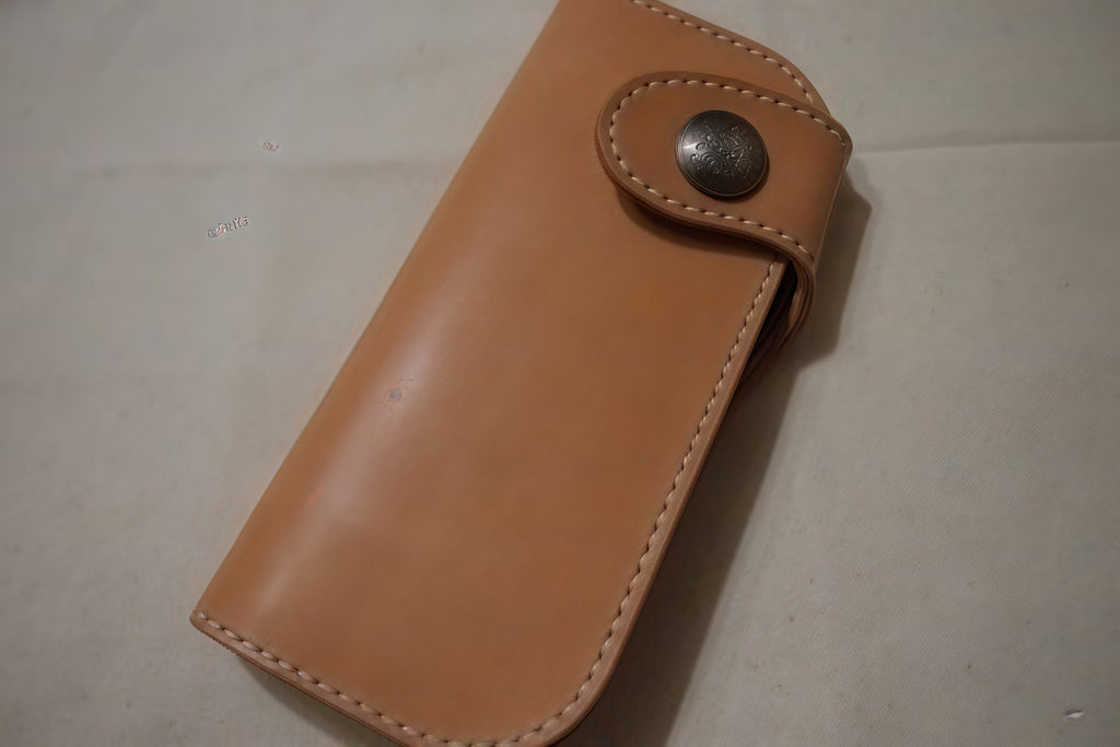 Free Leather Pattern Download:  Long Biker Wallet, Leather Biker Chain Wallet Patterns