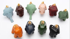How to Make A Leather Mini Animal Key Charm? | DIY Leather Craft Projects | Gifts for Her