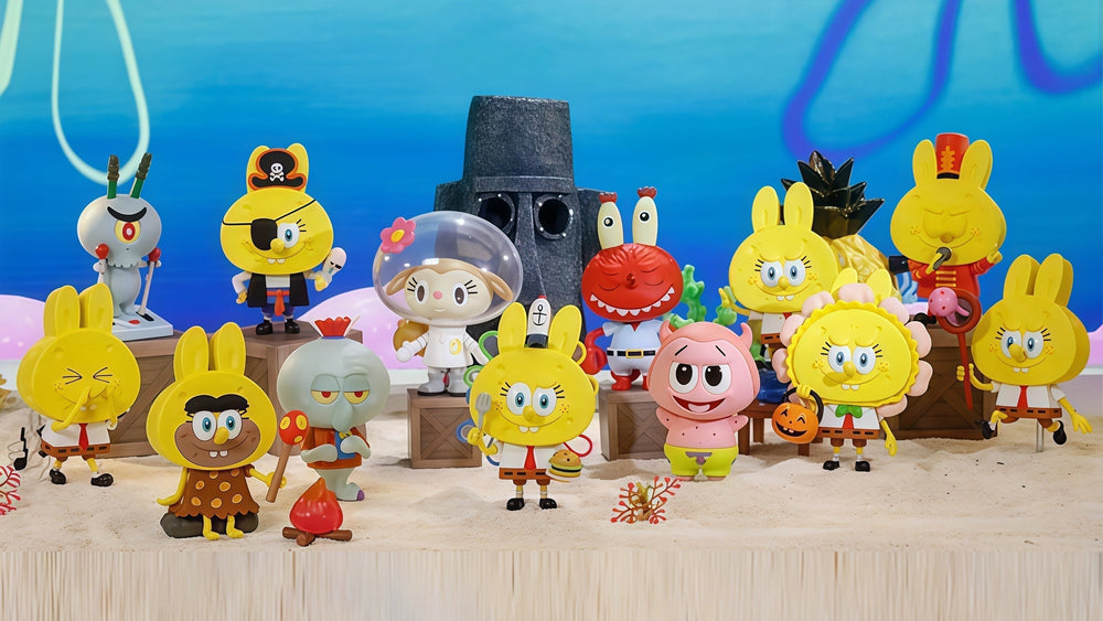 All Labubu Series (17th) --- The Monsters x SpongeBob Series （2021）