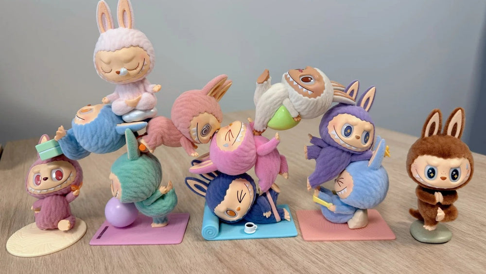 All Labubu Series (33th) ---  The Monsters Lazy Yoga Series（2024）