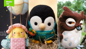 [2016.8.12] Wonder Zoo | Needle Felted Wool Animals Projects Inspiration & Ideas