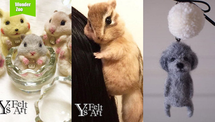 [2016.8.15] Wonder Zoo | Needle Felted Wool Animals Projects Inspiration & Ideas