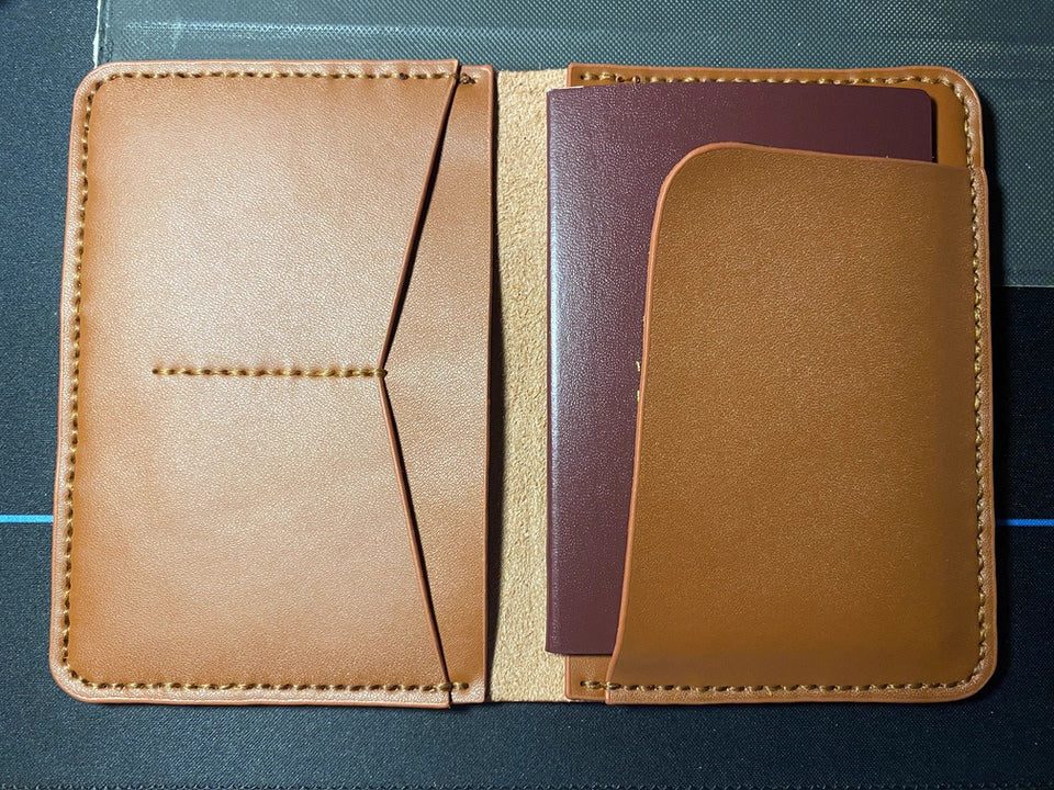 Free Leather Pattern Download:  Leather Passport Wallet Patterns