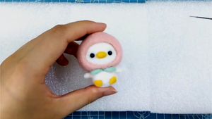 Needle Felting Tutorial For Beginners | Needle Felting Cute Duck | Needle Felting ASMR | Needle Felting Animals Tutorial