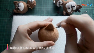 How To Connect Small Parts In Needle Felting? | Needle Felting Tutorial For Beginners