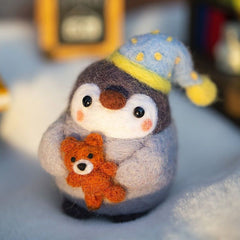Needle Felting Tutorial: Crafting an Adorable Little Penguin Pal