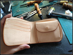 Mens Streamline Leather Billfold With Coin Pocket Pattern – PDF