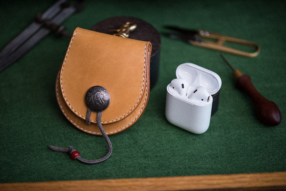 Free Semicircular Coin Purse Pattern — 9.5cm x 8.5cm with Dual Pockets