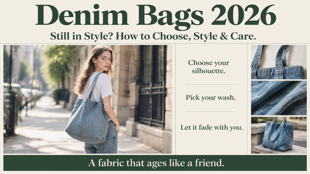 Denim Bags 2026: Are They Still in Style? How to Choose, Style & Care
