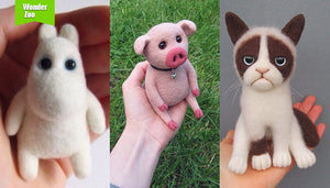 [2016.10.10] Wonder Zoo | Needle Felted Wool Animals Projects Inspiration & Ideas