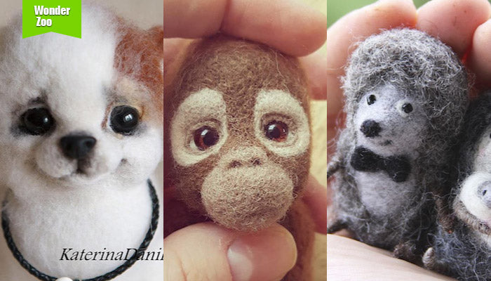 [2016.9.11] Wonder Zoo | Needle Felted Wool Animals Projects Inspiration & Ideas
