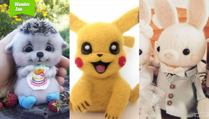 [2016.9.19] Wonder Zoo | Needle Felted Wool Animals Projects Inspiration & Ideas